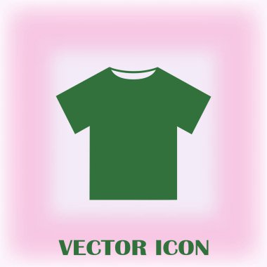 T-shirt web simge vektör.