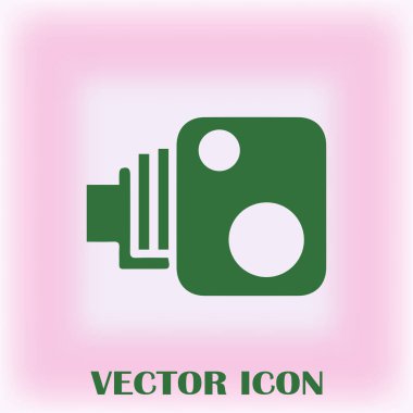 video kamera vektör simgesi