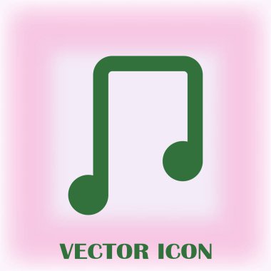 vektör müzik Not simgesi