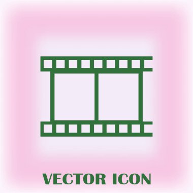 video simgesi, vektör illüstrasyonu