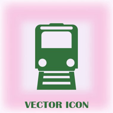 Buharlı lokomotif. Eski demiryolu web simgesi