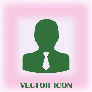 İşadamı vektör web simgesi