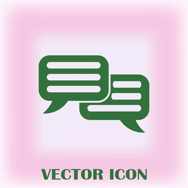 Web Ikone Chat — Stockvektor