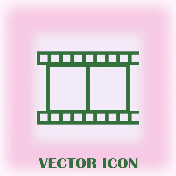 Icône Vidéo Illustration Vectorielle — Image vectorielle