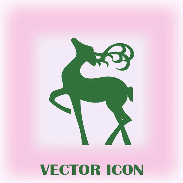 Векторна Веб Значок Оленя — стоковий вектор