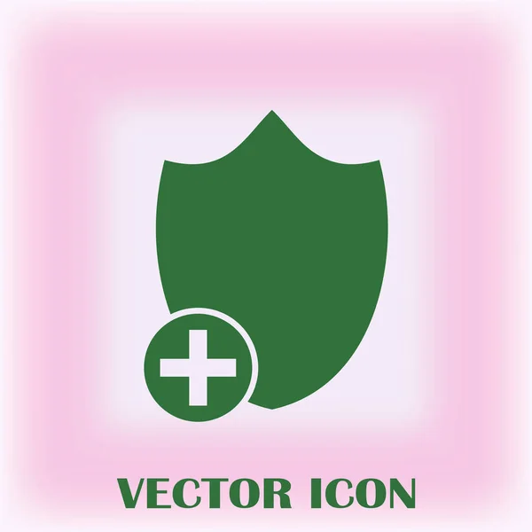 Ícone Web Vetor Escudo — Vetor de Stock