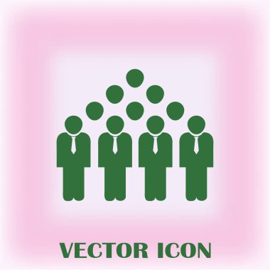 Grup insanlar vektör simgesi
