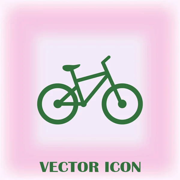Fahrrad Ikone Lager Vektor Illustration Flaches Design — Stockvektor