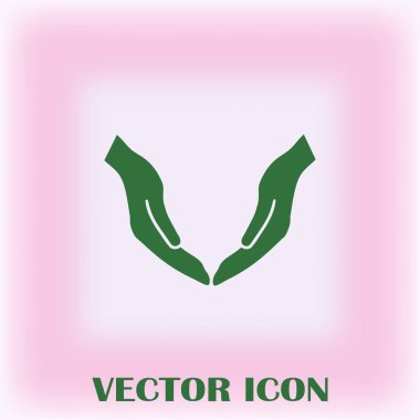 eller simge vektör, düz tasarım en iyi vektör simgesi