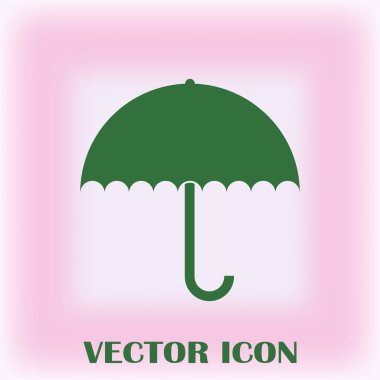 Şemsiye vektör web simgesi