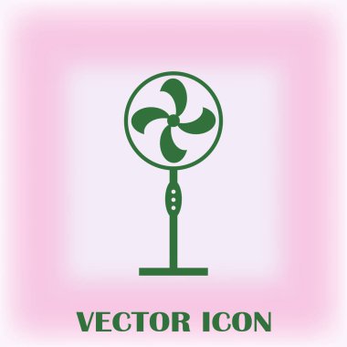 Havalandırma simgesi. Hava havalandırma veya fan simge. Vektör çizim