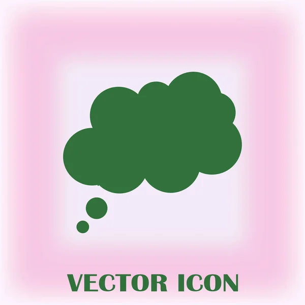 Comic Sprechblasen Ikone Vektorillustration Flacher Designstil — Stockvektor