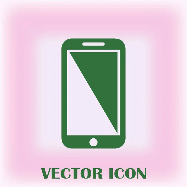 Ícone Vetor Web Telefone — Vetor de Stock