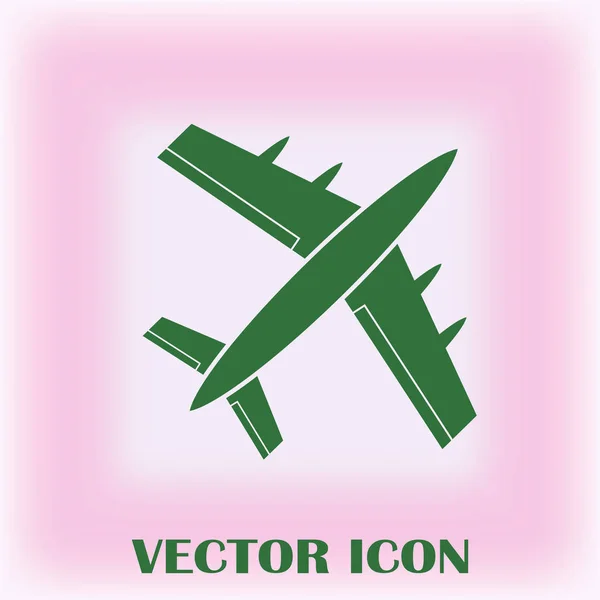 Вектор Значка Плоскости Иллюстрация Логотипа Пиктограмма — стоковый вектор