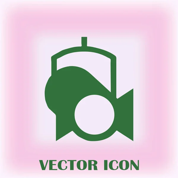 Spotlight Vector Icono Web — Vector de stock