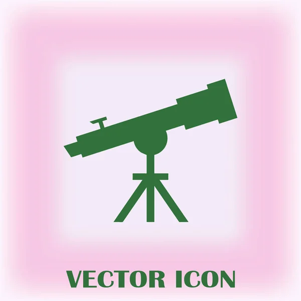 Telescope web vector Icon — Stock Vector