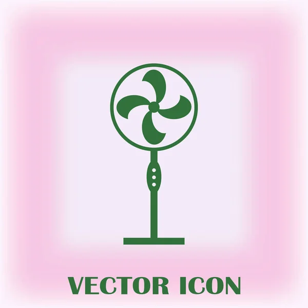 Icône de ventilation. Ventilateur ou symbole du ventilateur. Illustration vectorielle — Image vectorielle