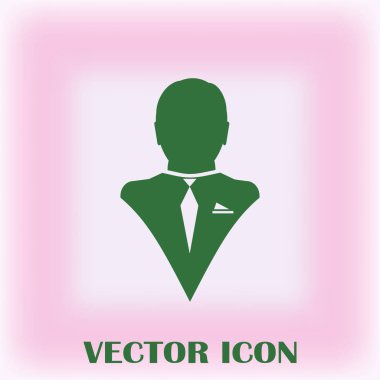 İşadamı vektör web simgesi