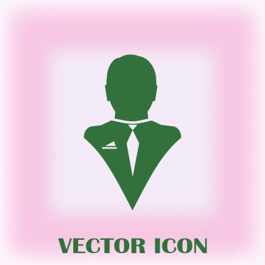 İşadamı vektör web simgesi