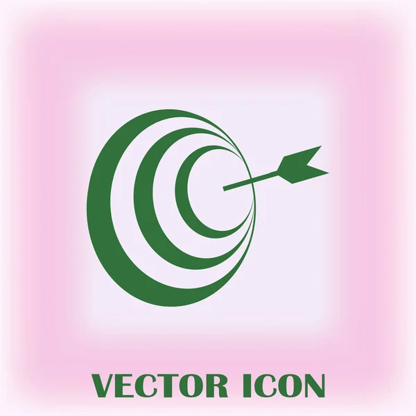 Ícone Destino Ilustração Vetorial Para Web Design — Vetor de Stock