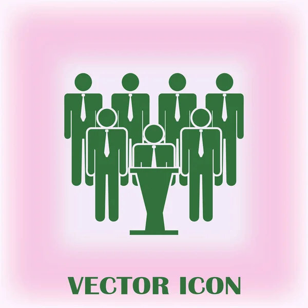 Groupe Personnes Icône Vectorielle — Image vectorielle