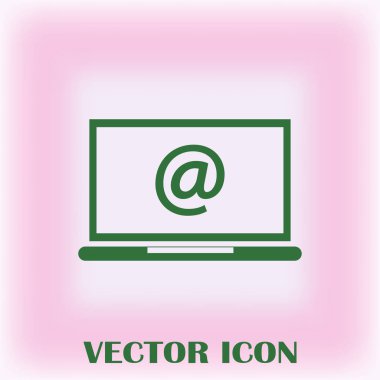 dizüstü bilgisayar kutsal kişilerin resmi içinde e-posta