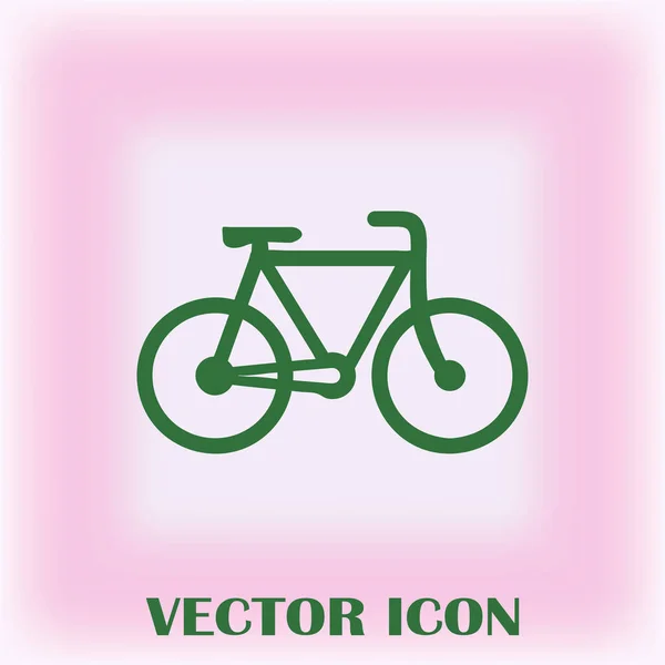 Bicicleta Ícone Estoque Vetor Ilustração Plana Design — Vetor de Stock