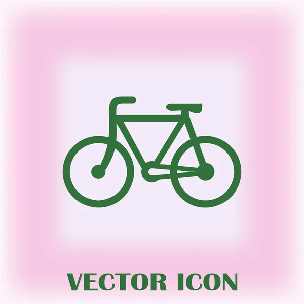 Bicicleta Ícone Estoque Vetor Ilustração Plana Design — Vetor de Stock