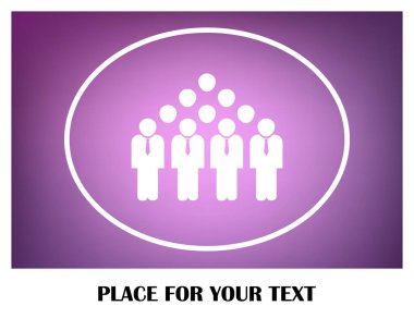 Grup insanlar vektör simgesi