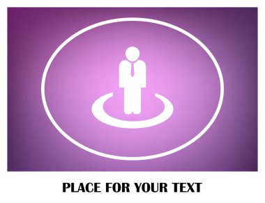 Adam vektör web simgesi