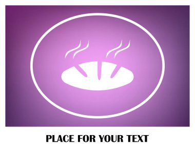 ekmek web vektör simgesi