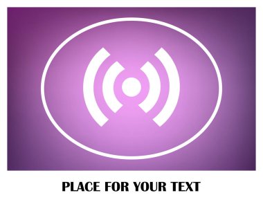 WiFi simge vektör, kablosuz Internet işareti, düz stil grafik ve web tasarımı için