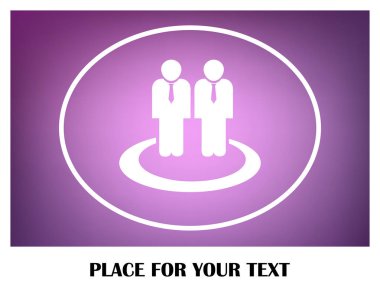 Grup insanlar vektör simgesi