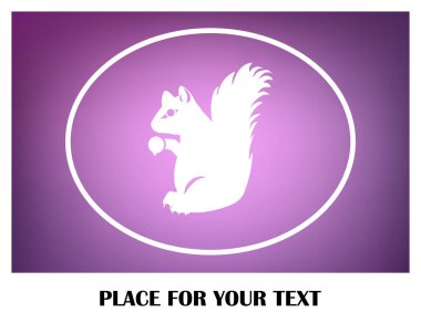 Orman hayvan sincap. El çizimi siyah mürekkep kroki. Vintage gravür tarzı. Doğa nesneleri yaban hayatı memelilerin.