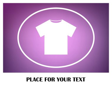 T-shirt web simge vektör.