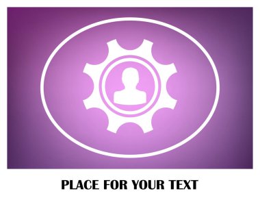 antika arka plan vektör sanat ile dişli simgesini