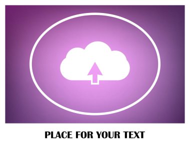 Web bulut veri simgesi