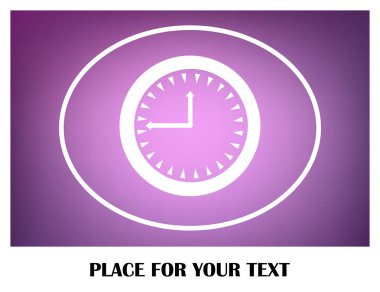 Saat, saat vektör simgesi