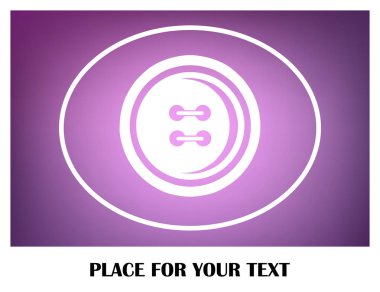 Dikiş düğme web simgesi