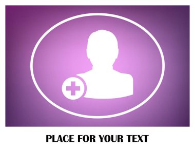 arkadaş vektör simgesi ekle