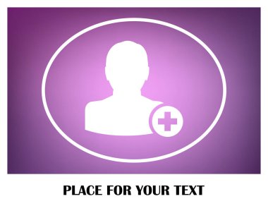 arkadaş vektör simgesi ekle