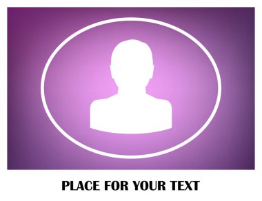 Adam vektör web simgesi