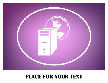 Bilgisayar simge vektör stil