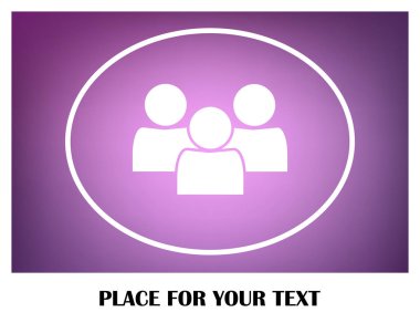 Grup insanlar vektör simgesi