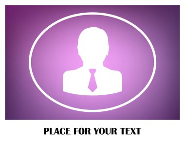 Adam vektör web simgesi