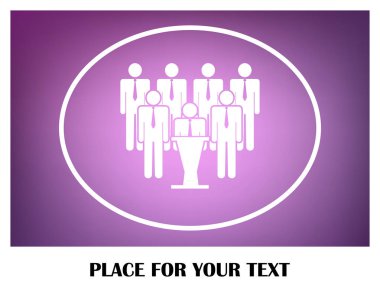 Grup insanlar vektör simgesi