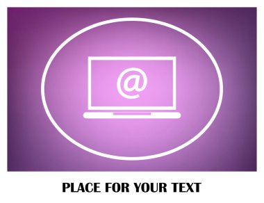 dizüstü bilgisayar kutsal kişilerin resmi içinde e-posta