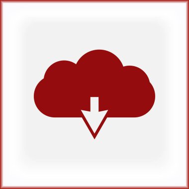 Web bulut veri simgesi