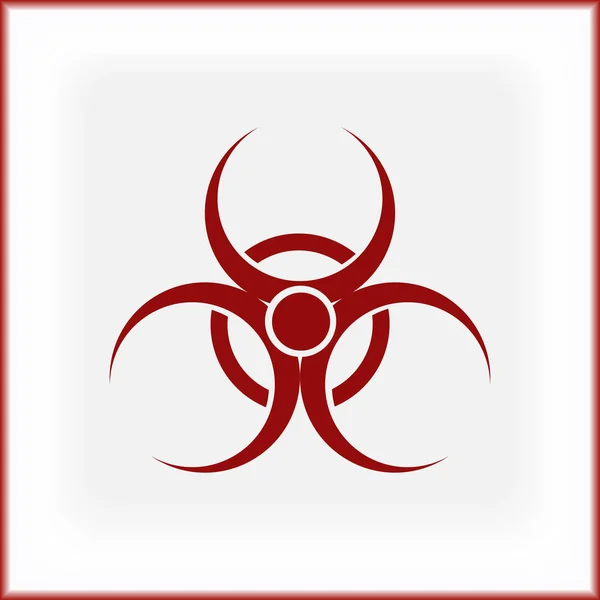 Vector Bio Hazard Icon — Stock Vector