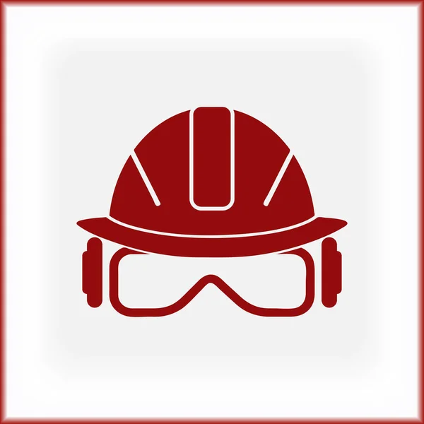 Helmet Vector Illustration Icon — Stock Vector